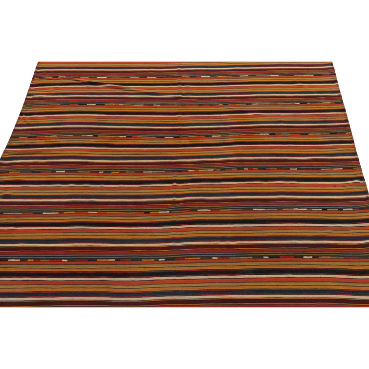 Rug & Kilim OneofaKind 6'8" X 6'8" 1950s Square Wool Area Rug in Wayfair